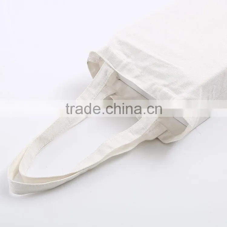 recyclable shopping cotton bag cotton canvas shopping bag white portable recyclable shopping cotton bag