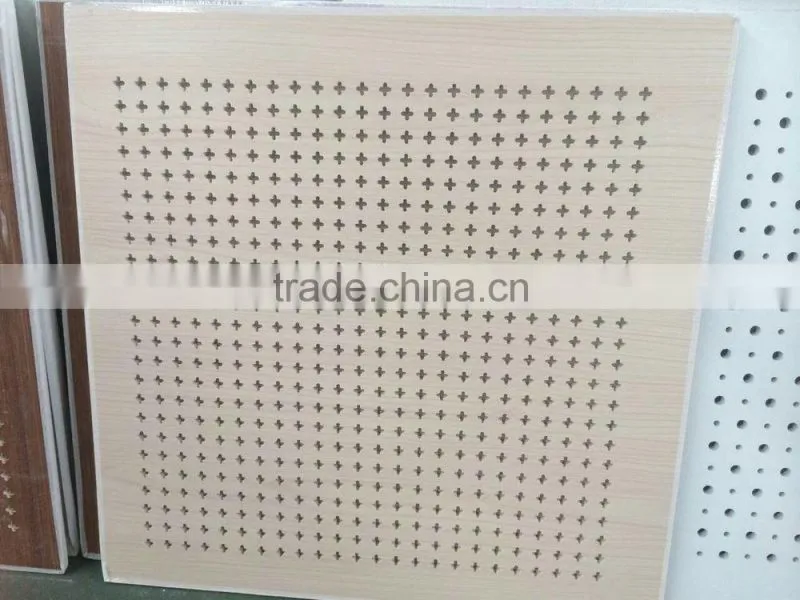 acoustic gypsum ceiling board with 2015 cross hole