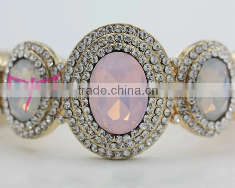 Easam Wedding Decoration Luxury Zinc Alloy luxury jewelry displays sets