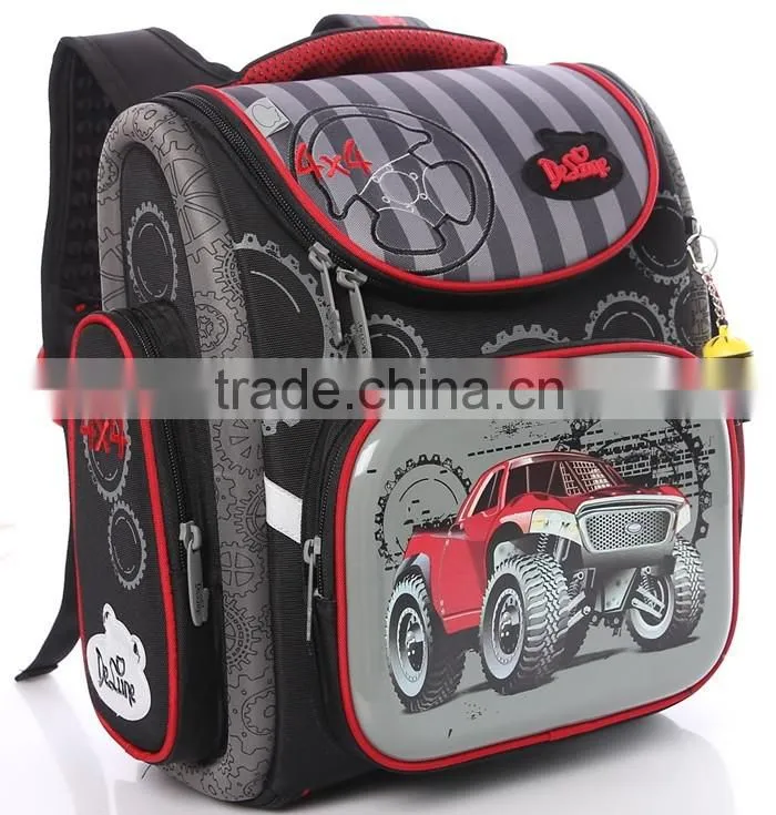 Football print boys school bags for kids school backpack
