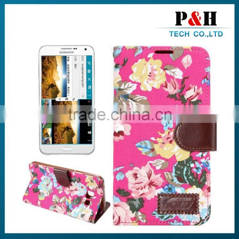leather phone case,leather flip case for samsung galaxy e7