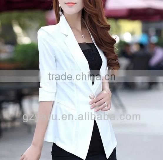 Fashion White Blazers Women 2013