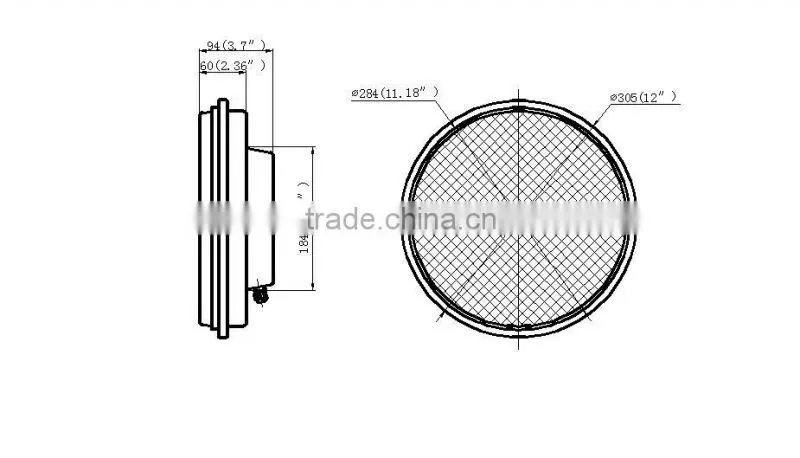 300mm pedestrian lamp pixel look