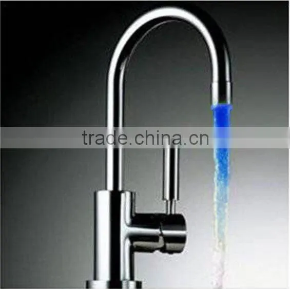 brass chrome luxury led fancy kitchen faucets