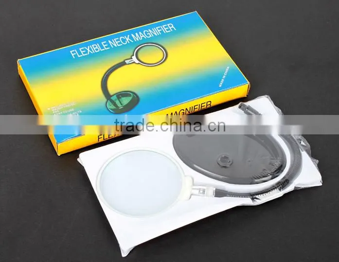 Spring Pipe Magnifier Table Reading Magnifiers for Elderly