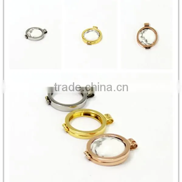 Heart shaped Glass Floating Charms Locket Wholesale