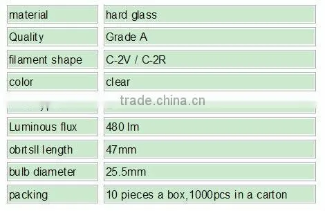 B35 RP30 B35 12v 35/35w white color auto bulb