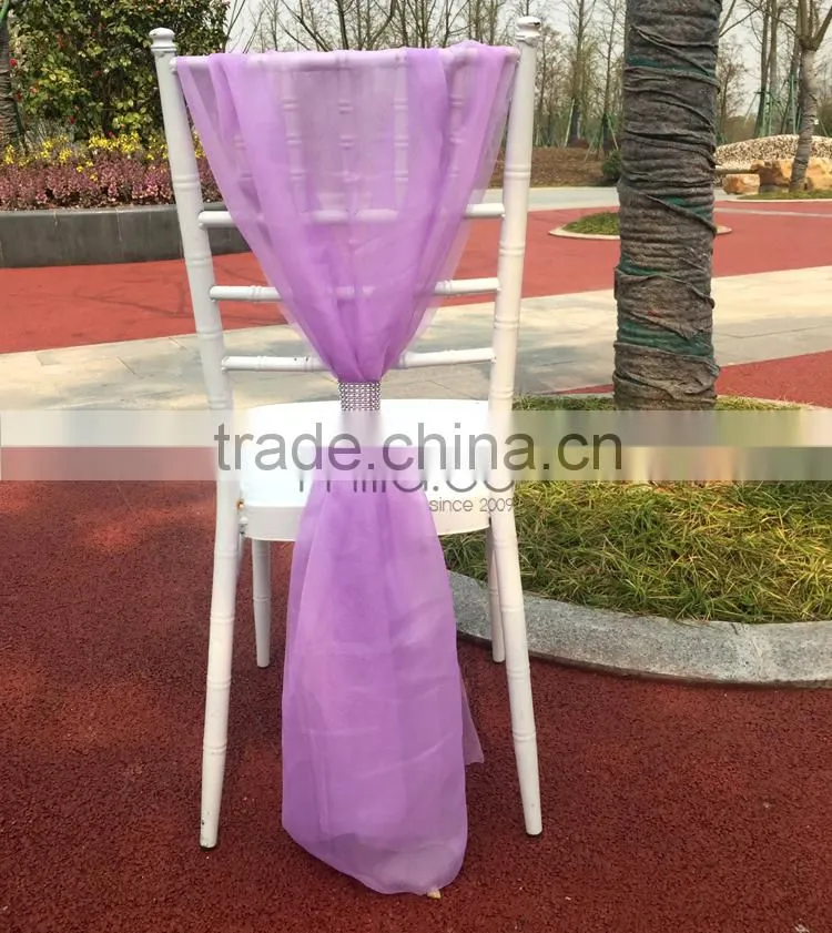 Organza chair sash