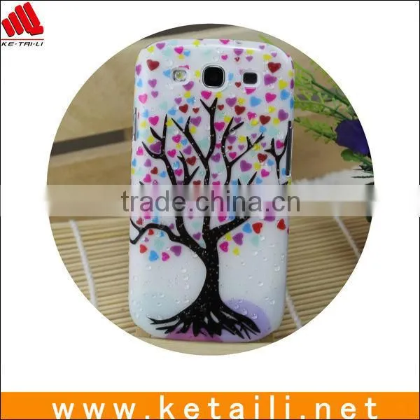 for Samsung galaxy s4 led case,hard plastic with water imprint(FDA,SGS,BV ,ISO9001 report)