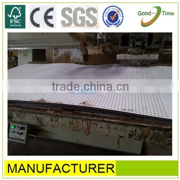 cherry melamined high quality MDF wooden peg board