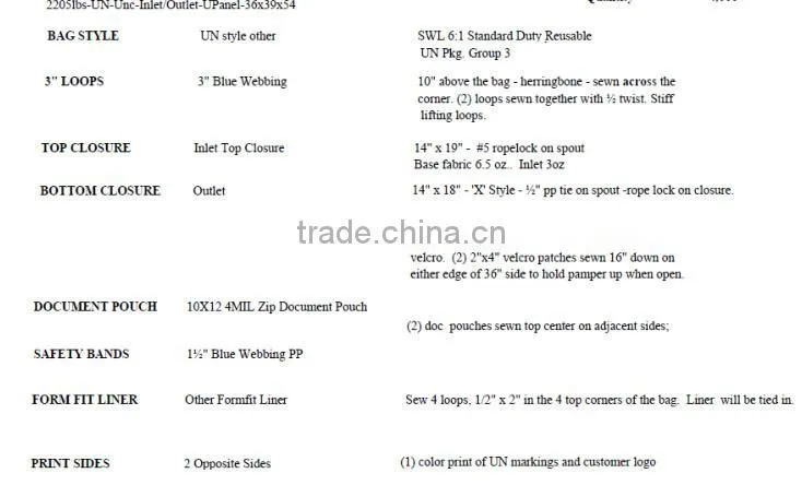 cheap 1ton pp container bags