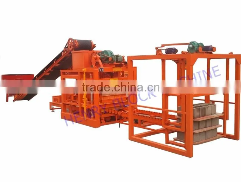 Made in China QTJ4-26C autoamtic concrete block making machine price in india, hollow block machine for sale