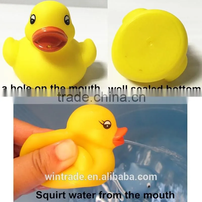 Rotocasting vinyl material rubber toy spray water 2016 bath animal