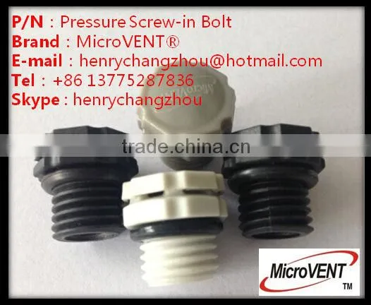 <MICROVENT> protective bolt for battery and power supply