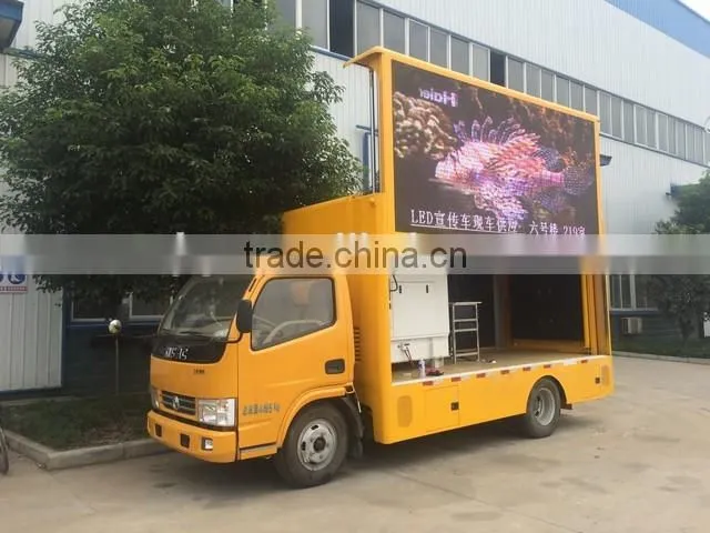 Factory price new design top sell P10 waterproof screen full color led advertising truck
