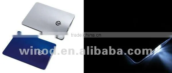 Hot alibaba express doulex mini card led pocket lights