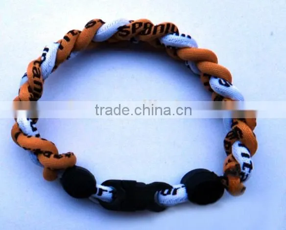 Braided sports bracelets