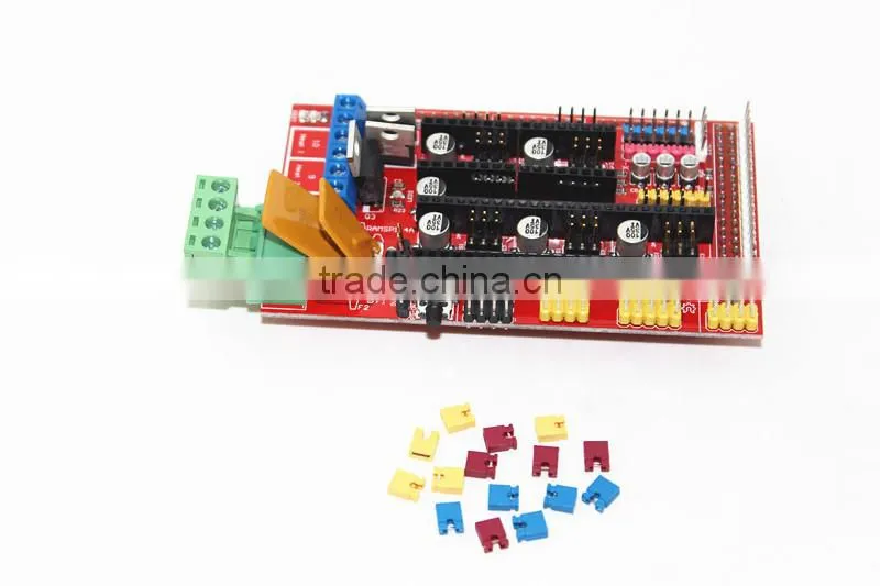 wholesale alibaba 3D Printer 1pcs Mega 2560 R3 + 1pcs RAMPS 1.4 control panel+ 5pcs DRV8825 Stepper Motor Drive Carrier Reprap