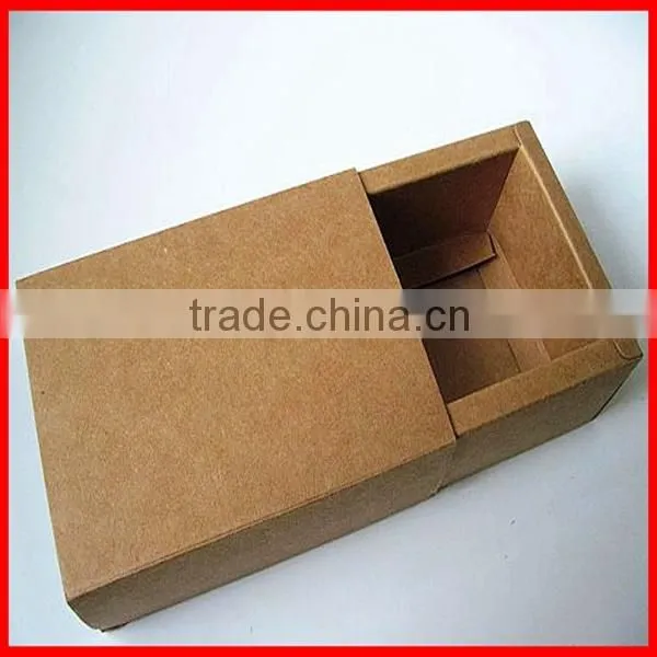 Craft Brown Kraft Paper Drawer Box Gift Packing Wholesale