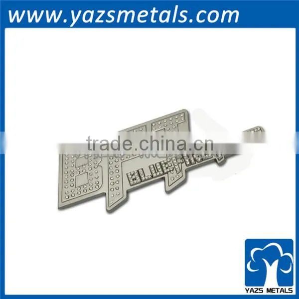 factory making metal car back logo