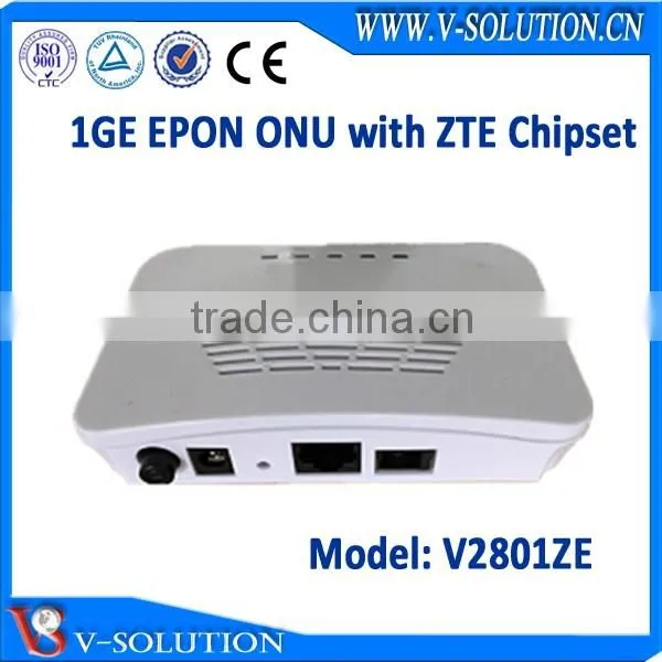 1GE EPON ONU Support DHCP/PPPoE Compatible with Huawei/ZTE/Fiberhome OLT