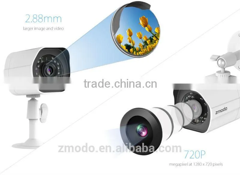 Zmodo 720P 4CH All-in-One Simplified PoE NVR Kit