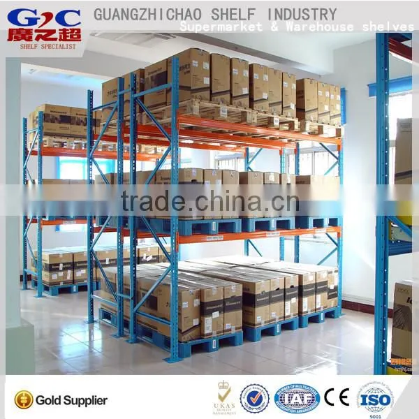 Steel selective pallet rack