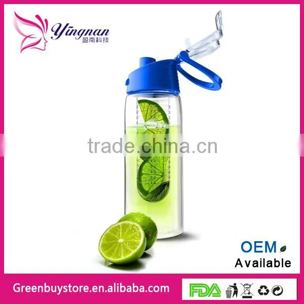 Second Generation High Quality Plastic Water Bottle ,Lemon Cap Water Bottle With Handle