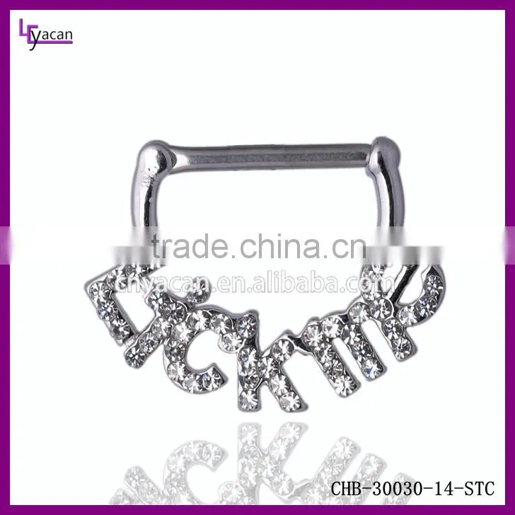 Wholesale 316L Stainless Steel Body Piercing Jewelry Nipple Shield Jewelry