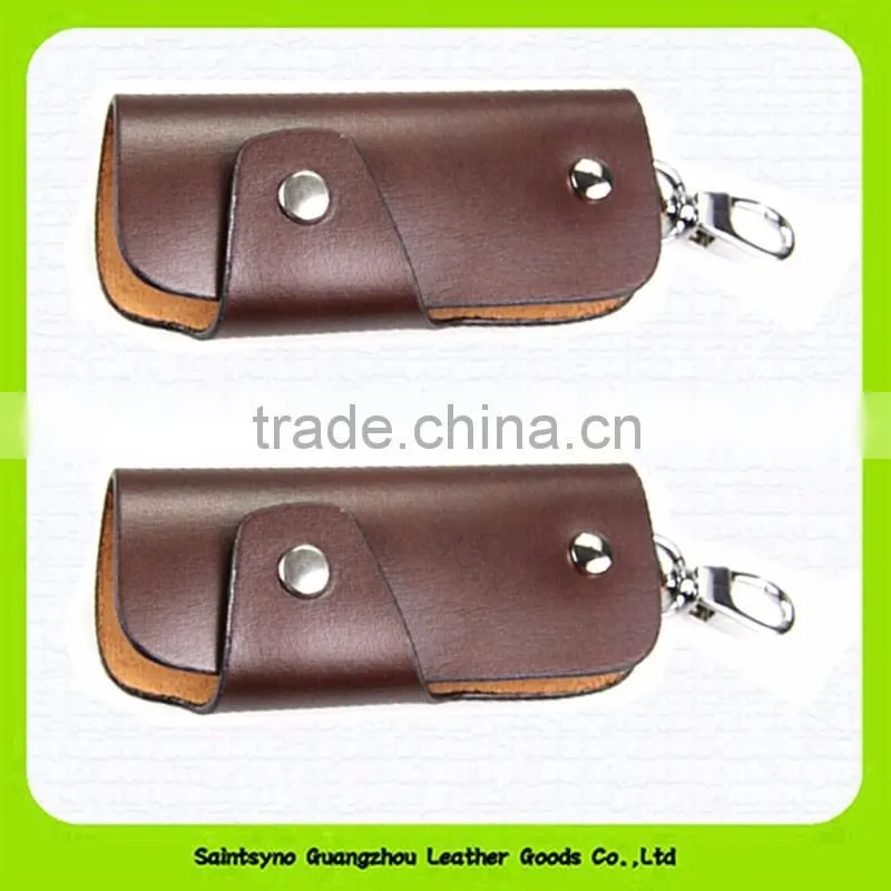 15108 Simple designer key holder genuine leather key purse