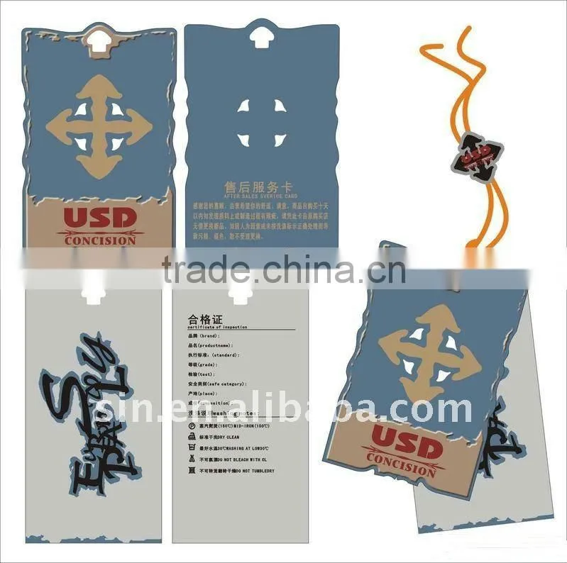 Colorful Paper Certification Hang Tags