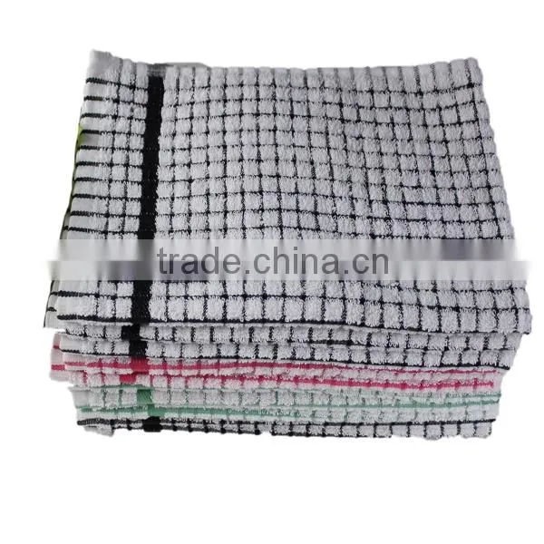 Top Quality 100% Cotton Jacquard Kitchen Towel tea for home hotel