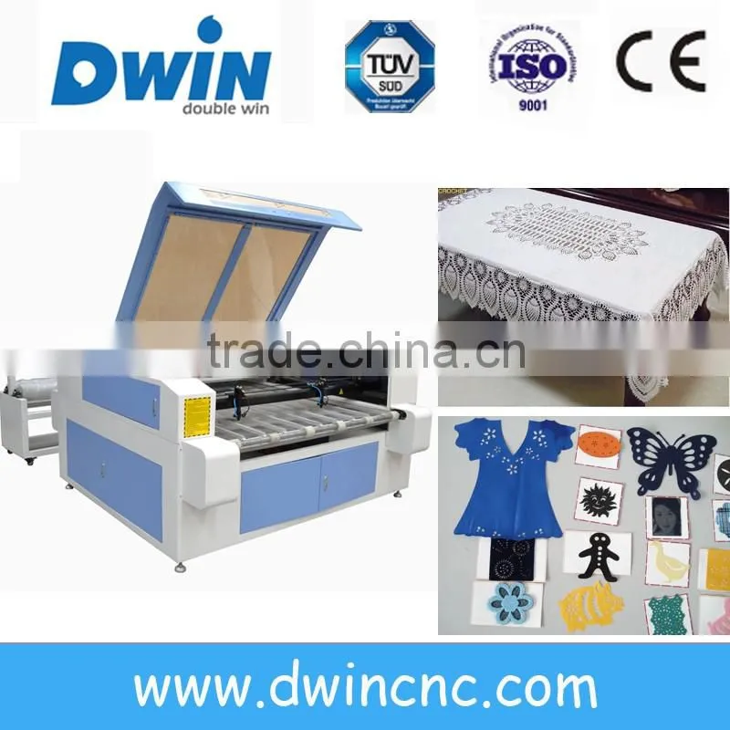 automatic co2 laser cnc leather cutting machine with 1400*1000mm working area