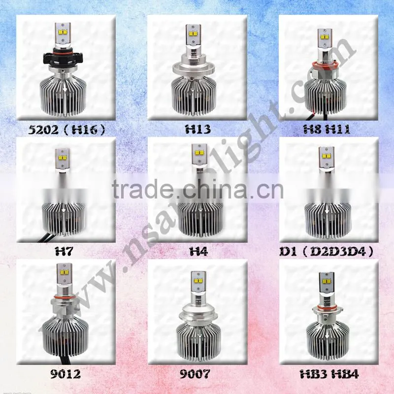 H11 LED Headlight high lumen H4 H7 H8 H9 H10 H11 9004 9005 9006 9007 led car headlight