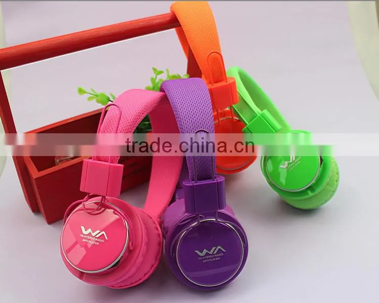 FM headphone, Fashion Candy Color Earphone,best selling products.