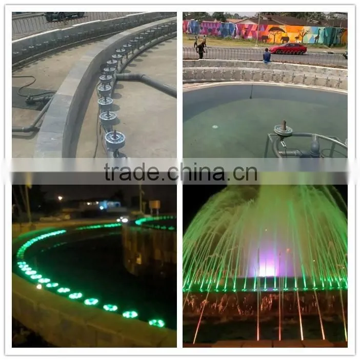New waterproof colorful DMX Led fountain lights/rgb led underwater lights