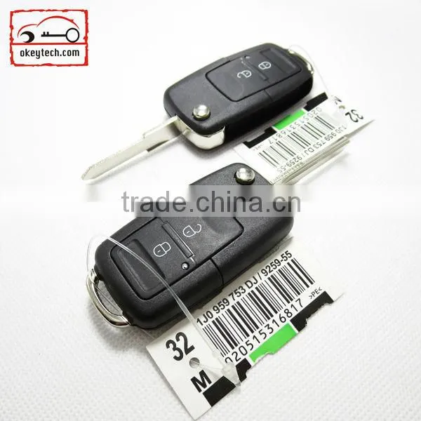 Best price car key VW remote control key 1K0 959 753 N with 433Mhz