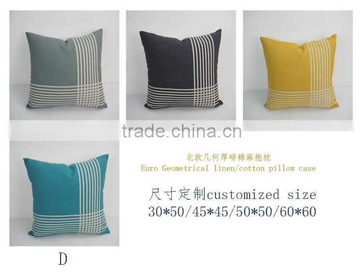 Printed Modern Cushion Cover Decorative Throw Pillows Geometric sublimation Pillow case