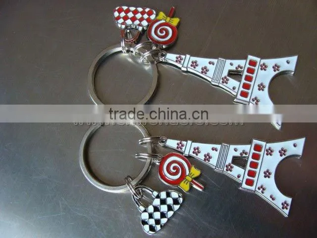 Best selling beautiful znic alloy keychain metal
