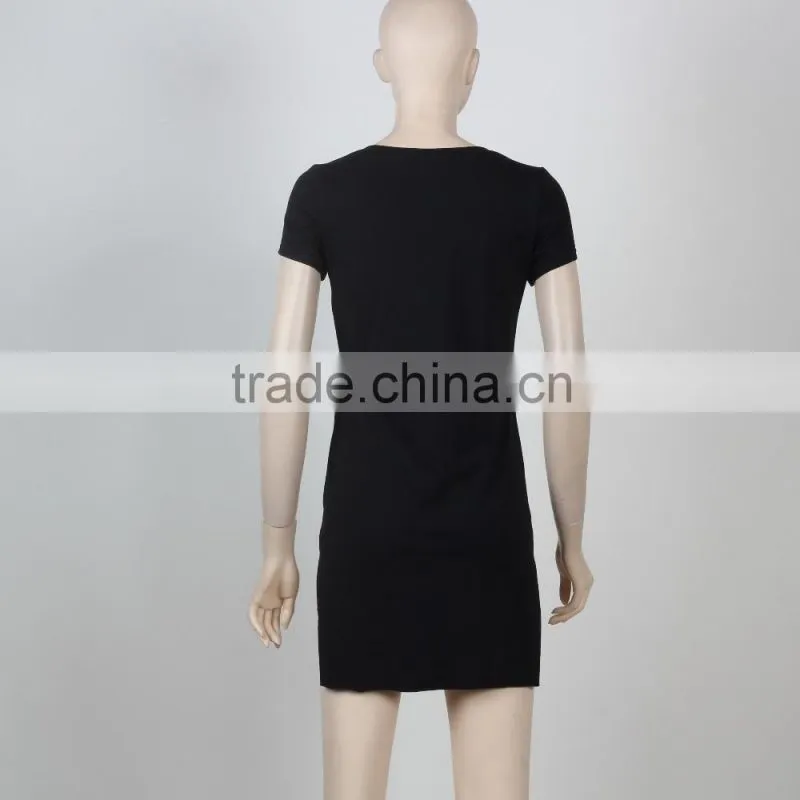 t-shirt school dress sex school girl uniform short sleeve cotton chiffon fabric Fluqi Apparel