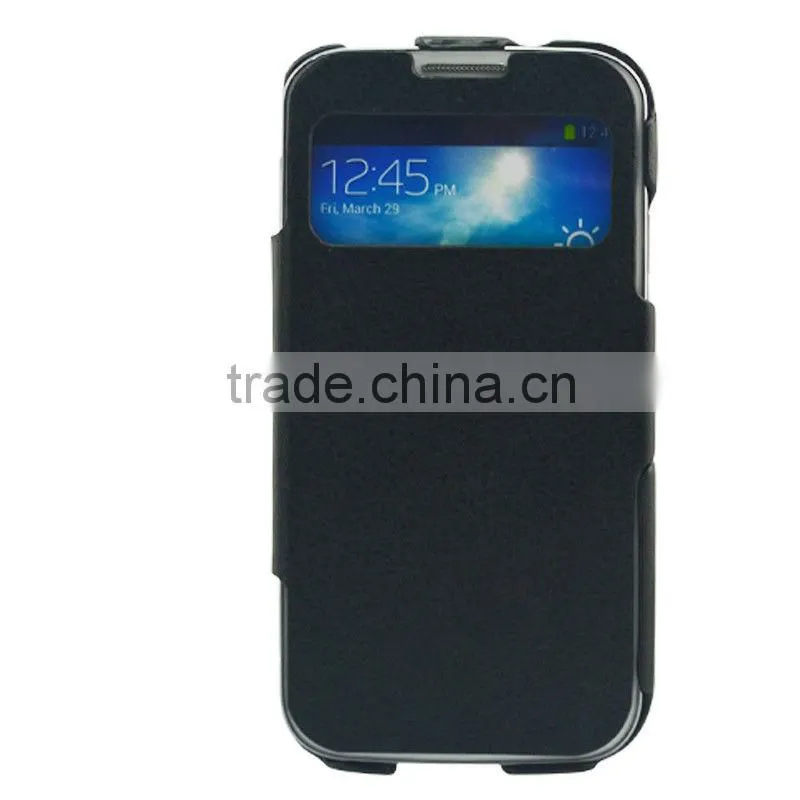 Window view flip cover case for samsung galaxy s4