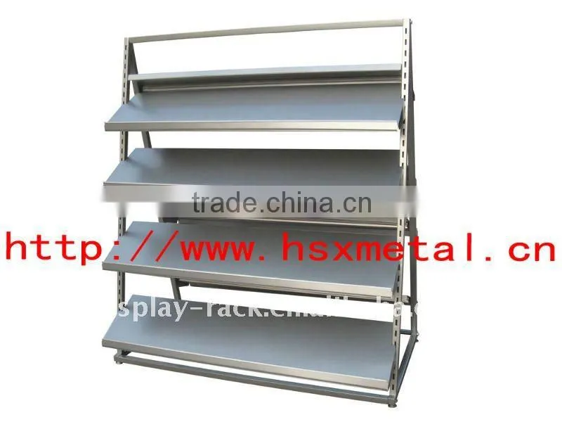 metal heavy movable warehouse rolling shelf system