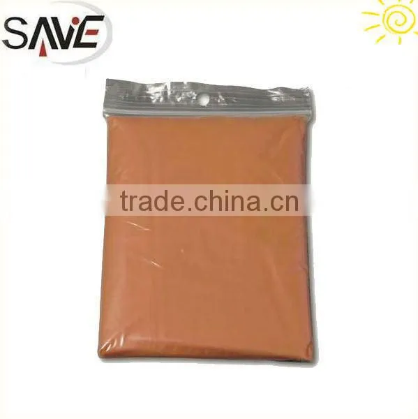 Promotional disposable pe poncho raincoat