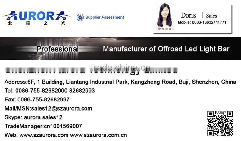 Aurora Hot Sell 40'' 200W single row truck led light bar