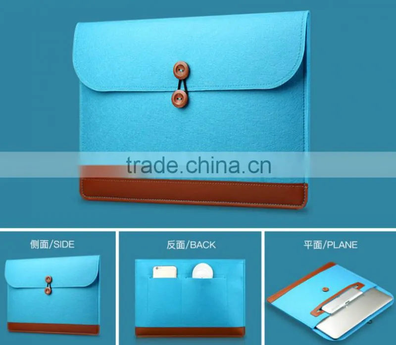 Hot Laptop Carrying Bag Sleeve Case For MacBook, Carrying felt bag for macbook