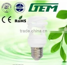 European Standard Spiral E14 8W/9W/11W Energy Saving Bulb,CFL Bulb With EMC RoHS