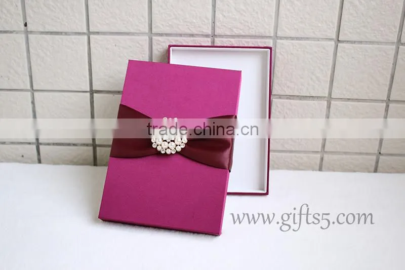 Gorgeous Burgundy Wedding box for invitations