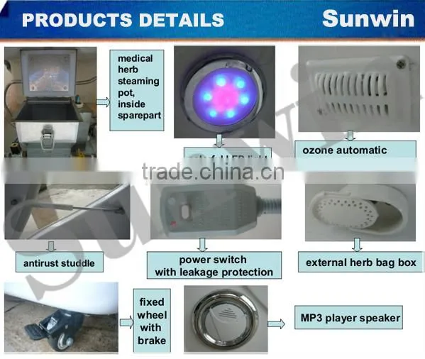 beauty salon ozone sauna spa capsule equipment SW-219S