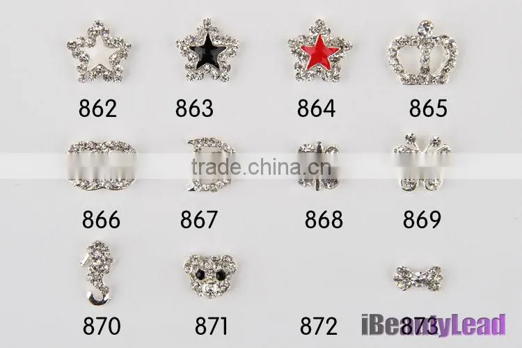Hot sale 3D nail studs nail metal decoration fashional nail art products