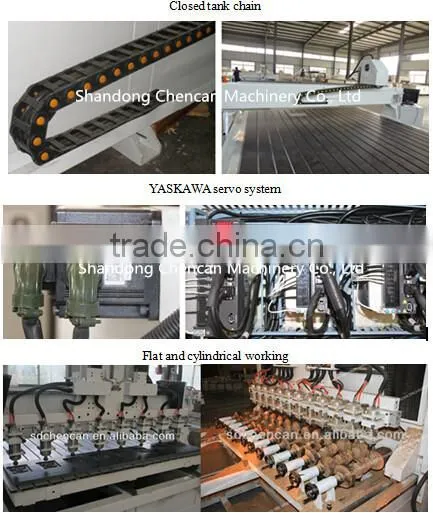 cheap 4 axis cnc carving machine with 8 spindle